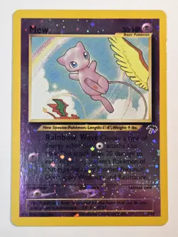 2001 Pokemon Southern Islands Mew 1/18 Reverse Holo Promo WOTC - Image 1