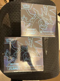 SHIPS ASAP Lot of 2 Pokemon Center Phantasmal Flames Elite Trainer Box ETB - Image 1