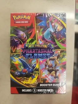 Pokemon Phantasmal Flames ME02 Booster Bundle FACTORY SEALED - Image 1