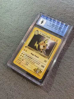 2000 Pokemon 1st Edition Lt. Surge's Raichu 28/132 Gym Heroes CGC 9 (PSA BGS) - Image 2