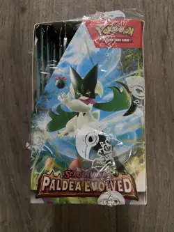 Pokemon TCG Paldea Evolved Half Booster Box Brand New UNSEALED (18 Packs) - Image 3