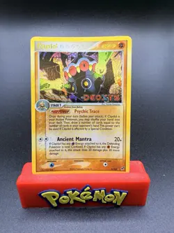 Pokemon TCG 2005 Claydol 5/107 Reverse Holo Rare Deoxys Stamped LP. - Image 1