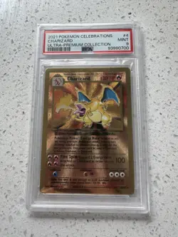 Pokemon 2021 Charizard #4 Ultra Premium Collection Celebrations PSA 9 - Image 1