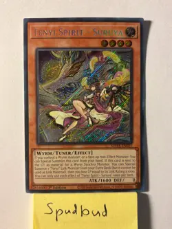 Tenyi Spirit - Suruya Secret Rare SUDA-EN021 NM 1st Edition Yu-Gi-Oh! - Image 1