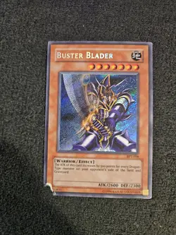 Yugioh! 1x Buster Blader - BPT-008 - Secret Rare DAMAGED - Image 1