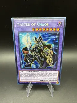 Master of Chaos MP23-EN018 1st Edition Prismatic Secret Rare Yugioh - Image 1
