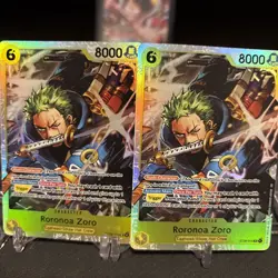 One Piece TCG RORONOA ZORO ST29-014 Egghead Starter x2 Super Rare English Stock - Image 1