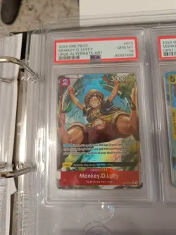 MONKEY D. LUFFY ALTERNATE ART PSA 10 ONE PIECE OP06-WINGS OF THE CAPTAIN - Image 1
