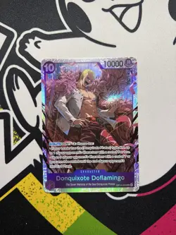 Donquixote Doflamingo One Piece OP14 The Azure Sea's Seven Super Rare #069 - Image 1