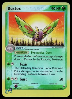 Pokemon Card - Dustox Ruby and Sapphire 6/109 Reverse Holo - Image 1