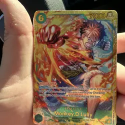 One Piece TCG OP13-118 Monkey D. Luffy SEC Card Game CCG English - Image 1