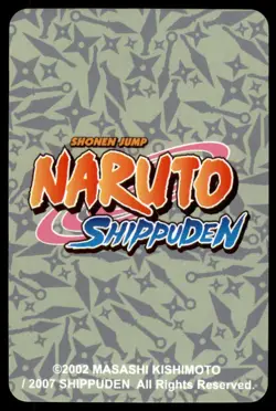 2007 Naruto Shippuden Shonen Jump Itachi Uchiha Poker Card #4 - Image 2