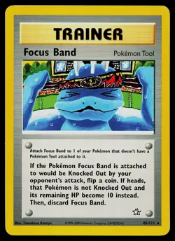 Pokemon Card - Focus Band Neo Genesis 86/111 Rare - Image 1