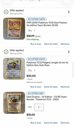Old Pokemon Cards SPECIAL LISTING 100 Cards & NEW CARD GUARD BINDER 💫 - Image 2