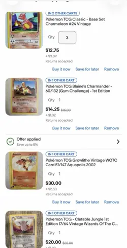 Old Pokemon Cards SPECIAL LISTING 100 Cards & NEW CARD GUARD BINDER 💫 - Image 4