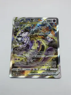 Mewtwo VSTAR Crown Zenith: Galarian Gallery Ultra Rare Card #GG44/GG70 NM - Image 1