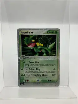 Pokemon Sceptile EX TCG Holographic Card Team Magma vs Team Aqua 93/95 DMG - Image 1