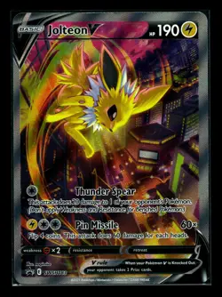 Jolteon V SWSH183 SWSH: Sword & Shield Promo Cards Holo NM - Image 1