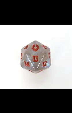 1x Oversized Spindown D20 Die - MTG Avatar: The Last Airbender Dice Life Counter - Image 1