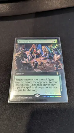 MTG, Barroom Brawl, Extended Art Foil 587, Battle for Baldur's Gate - Image 1