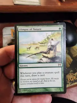 Champions of Kamigawa MTG 1 Glimpse of Nature Magic - Image 1