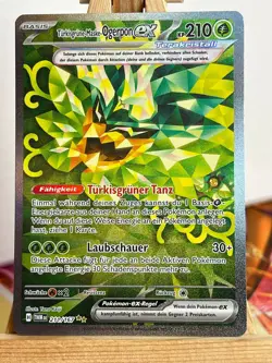 Turkisgrune-Maske-Ogerpon ex 211/167 Maskerade im Zwielicht Deutsch NM Pokemon - Image 1