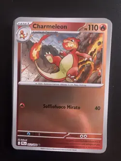 Carta Pokemon 012/094 Charmeleon Reverse Holo Fiamme Spettrali Ita Italiano - Image 1