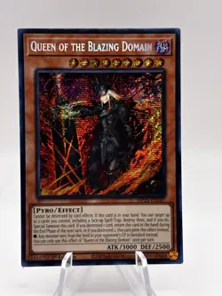 Queen of the Blazing Domain MP25-EN147 2025 Mega-Pack Yugioh! NM - Image 1