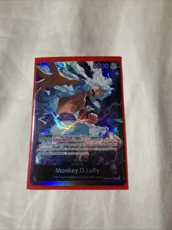 One Piece CCG Monkey.D.Luffy Foil Op09-061 - Image 1