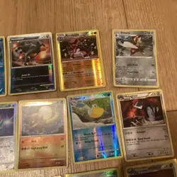 Joblot Of Mid Era Vintage Pokemon Cards riolu mr mime samurott - Image 3