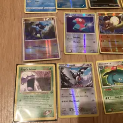 Joblot Of Mid Era Vintage Pokemon Cards riolu mr mime samurott - Image 5