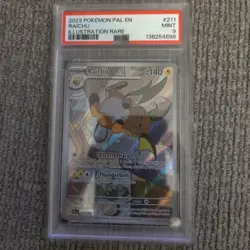 Richu Pokemon Card 2023 Paldea Evolved #211/193 Illustration Rare PSA 9 - Image 1