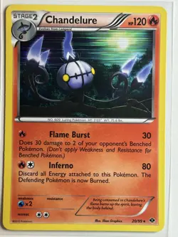 Chandelure Next Destinies 20/99 NM Pokemon Card - Image 1