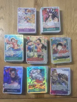 One Piece TCG English SR Bundle 260+ Cards & 70+ Pirate Foils PRB02 - Image 1