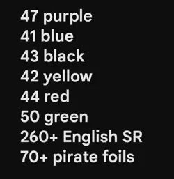 One Piece TCG English SR Bundle 260+ Cards & 70+ Pirate Foils PRB02 - Image 5
