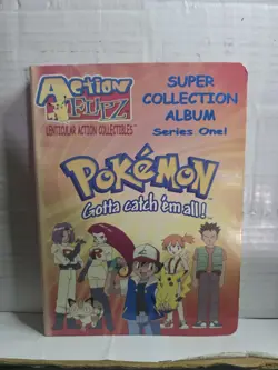 LOT Topps Pokemon 1999, Artbox Action Flipz lenticular Cards in collector binder - Image 1