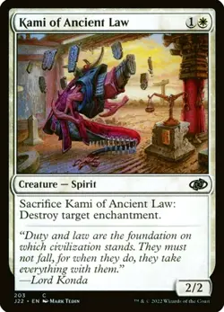 X 1 Kami of Ancient Law NM-M J22 203 MTG Magic The Gathering - Image 1