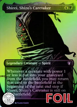 MTG Shirei, Shizo's Caretaker (676) | NM Foil | Commander Masters {CMM} - Image 1