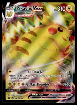 Pokemon TCG Jumbo Cards #SWSH286 Pikachu VMAX NM - Image 1