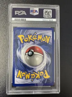 1999 Pokemon Game Pikachu #58 Red Cheeks-Shadowless PSA 8 - Image 2