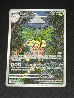 Pokemon TCG Exeggutor 135/132 Illustration Rare Pokemon Mega Evolution - Image 1