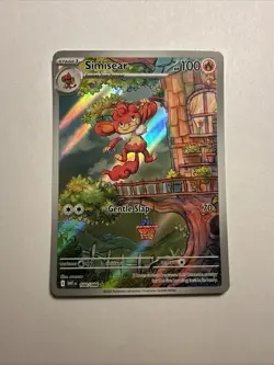 Simisear 100/086 Illustration Rare English Holo White Flare Pokemon TCG - Image 1