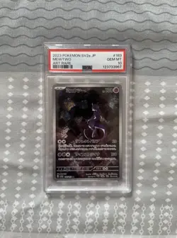 Mewtwo 183/165 Japanese Full Art Rare Pokemon 2023 PSA 10 Gem Mint - Image 1