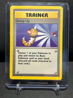 Scoop Up 78/102 Rare Pokemon 1999 Unlimited Base Set - LP - Image 1