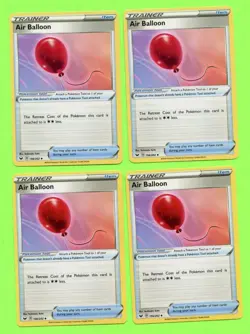 4x Air Balloon x4 - Near Mint 156/202 Sword & Shield Pokemon Playset - Image 1
