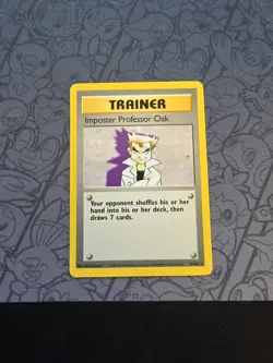 Pokemon: Imposter Professor Oak #73/102 Rare Base Set 1999 WOTC - MP - T201 - Image 1