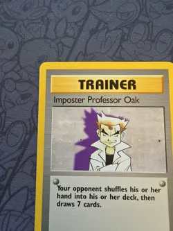 Pokemon: Imposter Professor Oak #73/102 Rare Base Set 1999 WOTC - MP - T201 - Image 4