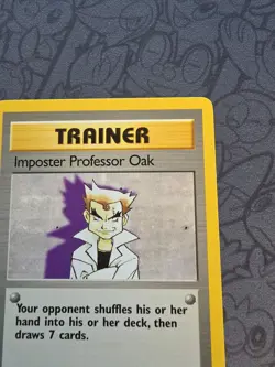 Pokemon: Imposter Professor Oak #73/102 Rare Base Set 1999 WOTC - MP - T201 - Image 5