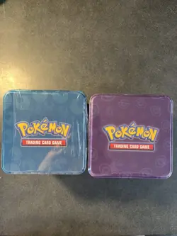 2 Pokemon TCG Dark & Psychic Stacking Tins- Factory Sealed Umbreon Espeon gengar - Image 4