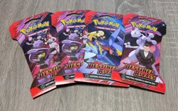 Pokemon Destined Rivals Sleeved Booster Packs x4 Sealed Fast Shipping - Image 1